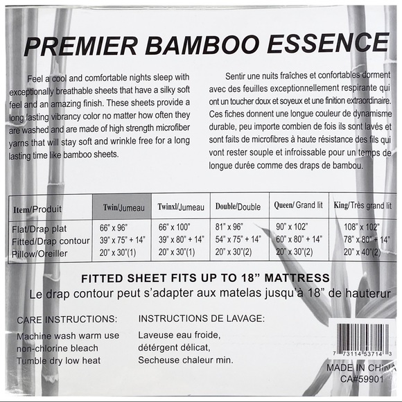 ✨FINAL STOCK✨Twin 3pc Navy Arabesque Bedsheets - Picture 4 of 5